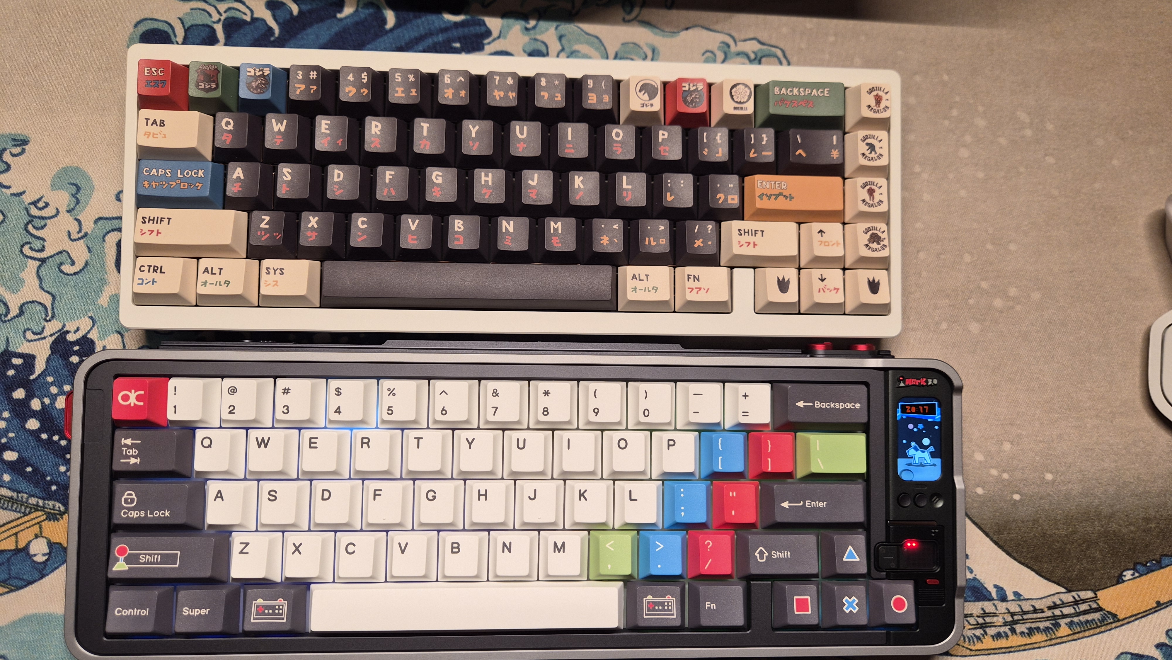 QK65 Mk3 데스크 세팅 및 투샷